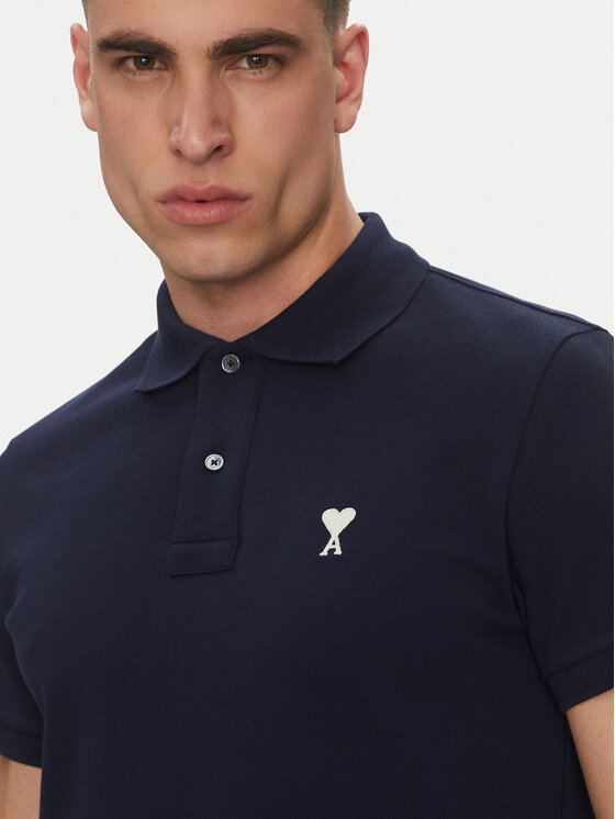 AMI Paris AMI Paris Polo HPL060.760 Tamnoplava Regular Fit