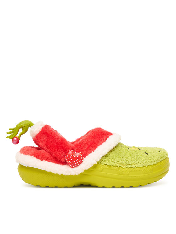 Crocs Natikače Crocs Classic Lined Clog 211688 Zelena