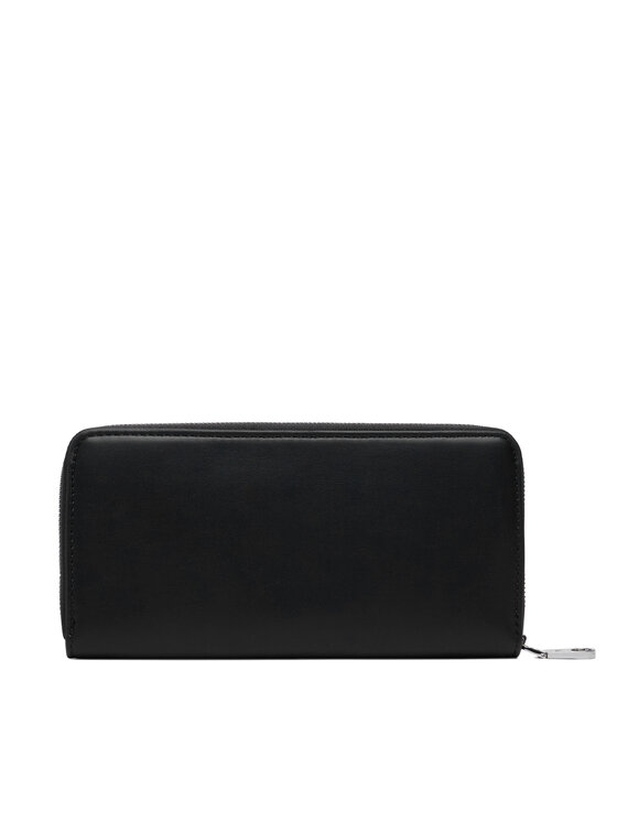 Calvin Klein Portfel Calvin Klein Bold Ck Long Zip Around LV04F1077G Czarny