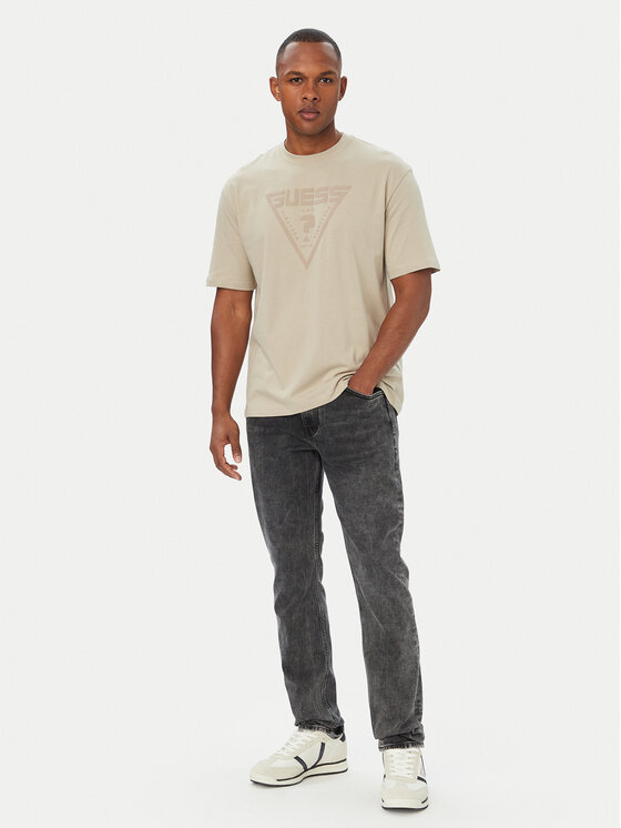 Guess Guess Camiseta Z4BI02 I3Z14 Beis Regular Fit