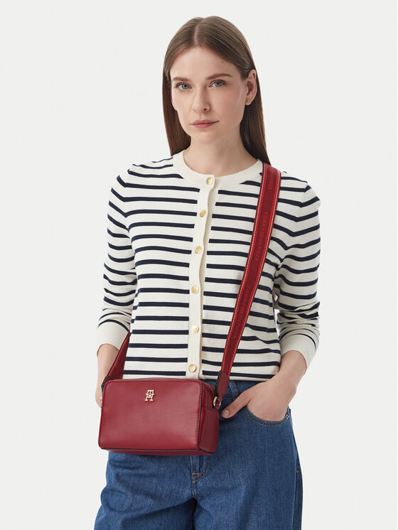 Tommy Hilfiger Torebka Tommy Hilfiger Th Joy Camera Bag AW0AW19060 Czerwony