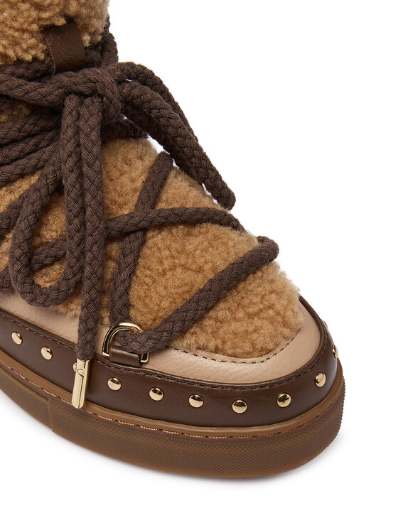 Inuikii Μπότες Χιονιού Inuikii Curly Rock 1001.003.0072 Μπεζ
