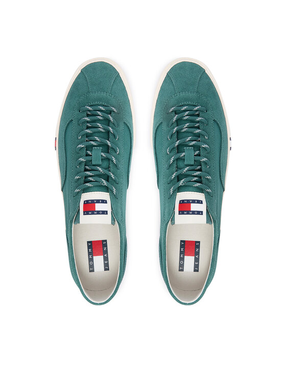 Tommy Jeans Tenisky Tommy Jeans Archive Vulc EM0EM01760 Zelená