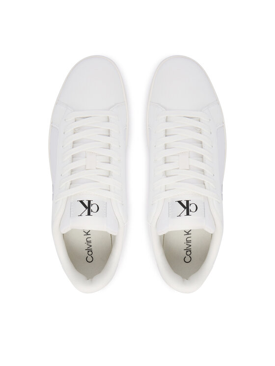 Calvin Klein Sneakers Calvin Klein 3 Cupsole Laceup Pu Mg YW0YW01781 Alb