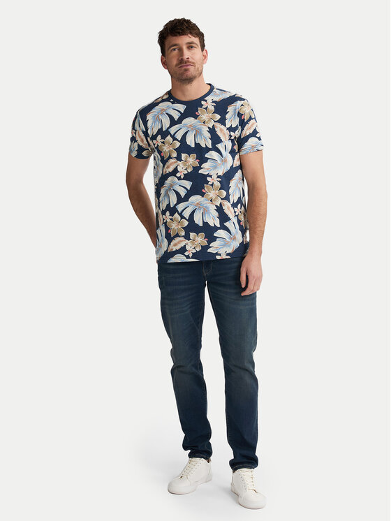 Petrol Industries Petrol Industries Camiseta M-1050-TSR655 Azul marino Regular Fit