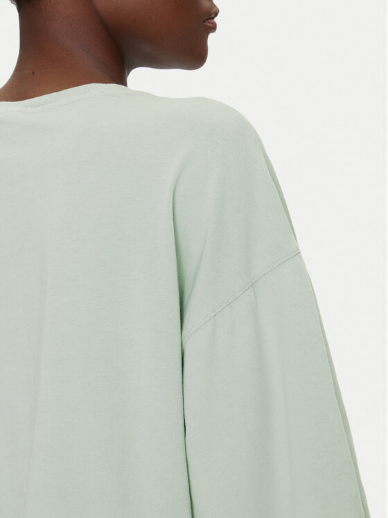 Champion Champion T-shirt Icons Washed Look 118023 Zelena Loose Fit