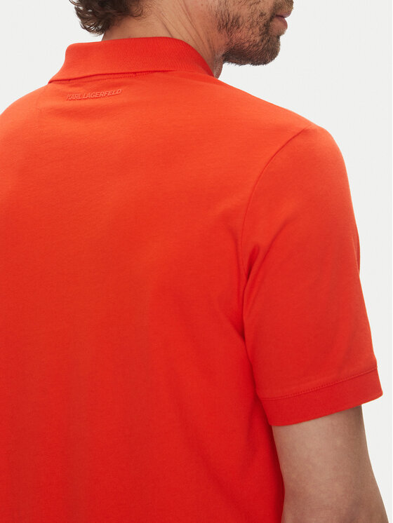 KARL LAGERFELD KARL LAGERFELD Pólóing 745710 552224 Piros Regular Fit