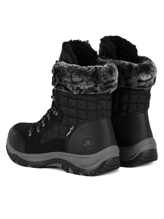 Rieker Botines planos Rieker M9644-00 Negro