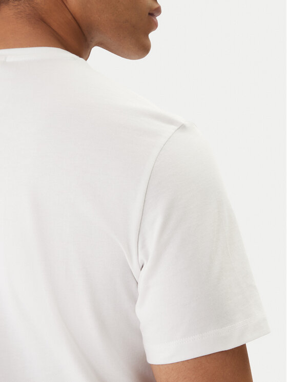 Calvin Klein Jeans Calvin Klein Jeans Majica Classic Monogram LV04RD254G Bela Regular Fit