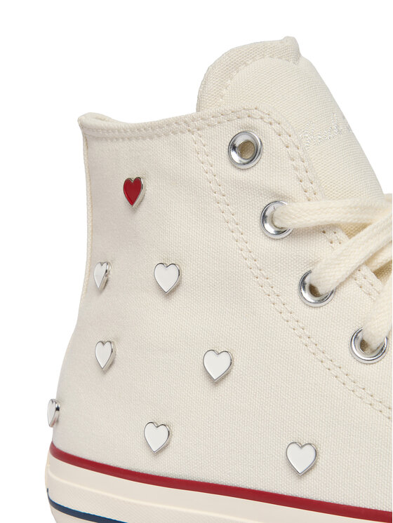 Converse Кеди Converse Chuck Taylor All Star Hearts A19055C Білий