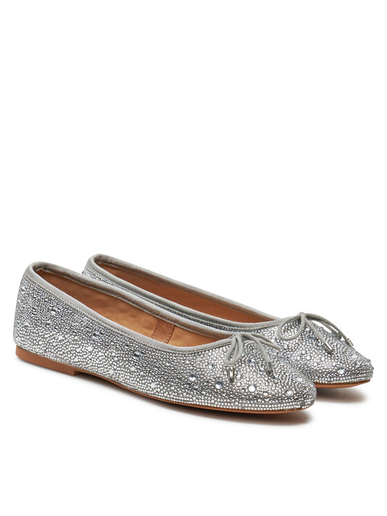 Steve Madden Балетки Steve Madden Blossoms-R SM11002854 Срібний