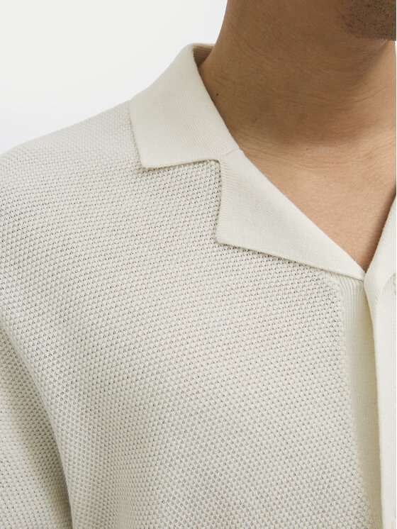 Jack & Jones Jack & Jones Polo marškinėliai Orion 12268226 Écru Relaxed Fit