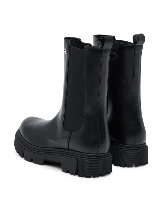 Calvin Klein Zābaki Calvin Klein Tronchetto V4A5-83137-1355 D Melns