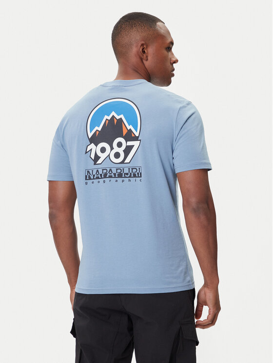 Napapijri Napapijri Camiseta S-Montepiana NP0A88SV Azul Regular Fit