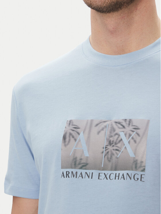 Armani Exchange Armani Exchange T-shirt XM000555 AF10358 U9360 Celeste Regular Fit