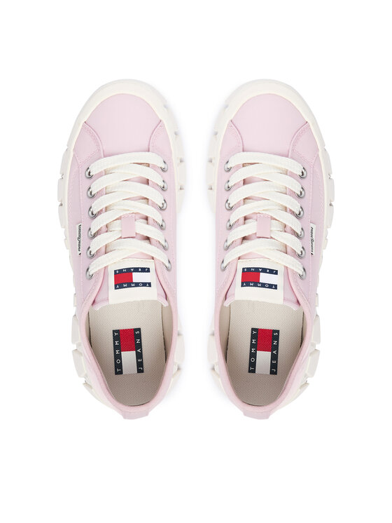 Tommy Jeans Sneakersy Tommy Jeans Tj Platform Sneaker EN0EN03098 Světle růžová