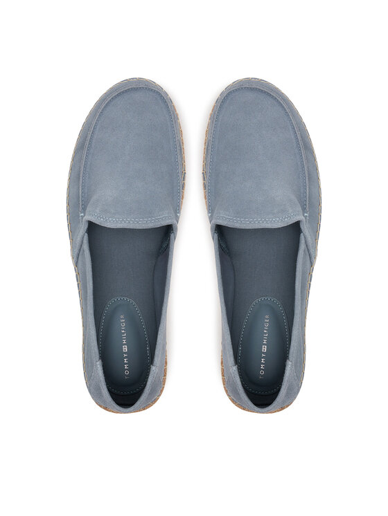 Tommy Hilfiger Espadrillas Tommy Hilfiger Hilfiger Flex Espa Suede Loafer FM0FM05392 Grigio