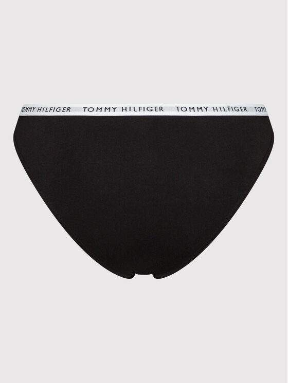Tommy Hilfiger Tommy Hilfiger Fazonos bugyi szett UW0UW02828 Fekete
