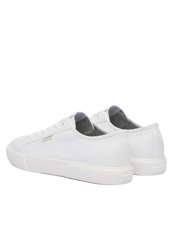 Calvin Klein Sneakers Calvin Klein Vulc Laceup Cv HM0HM02121 Λευκό