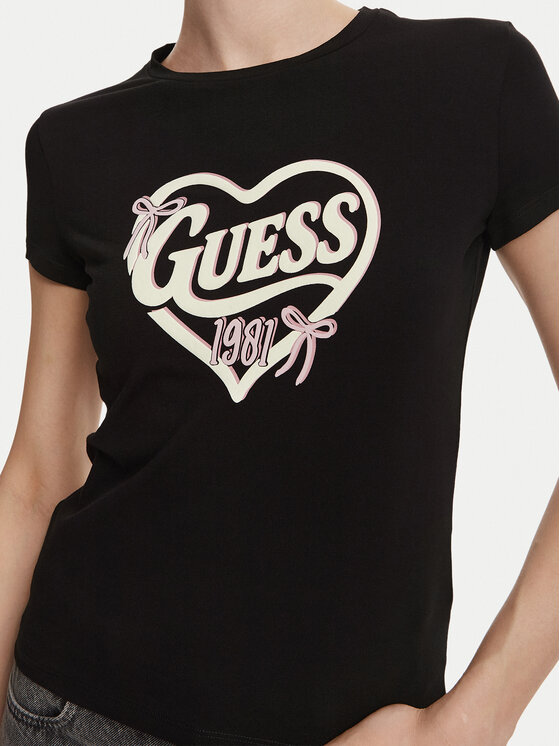 Guess Guess Camiseta V6YI09 K4276 Negro Slim Fit