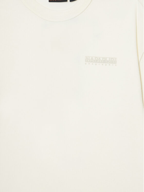 Napapijri Napapijri Футболка S-Ahr NP0A88ZO D Écru Regular Fit