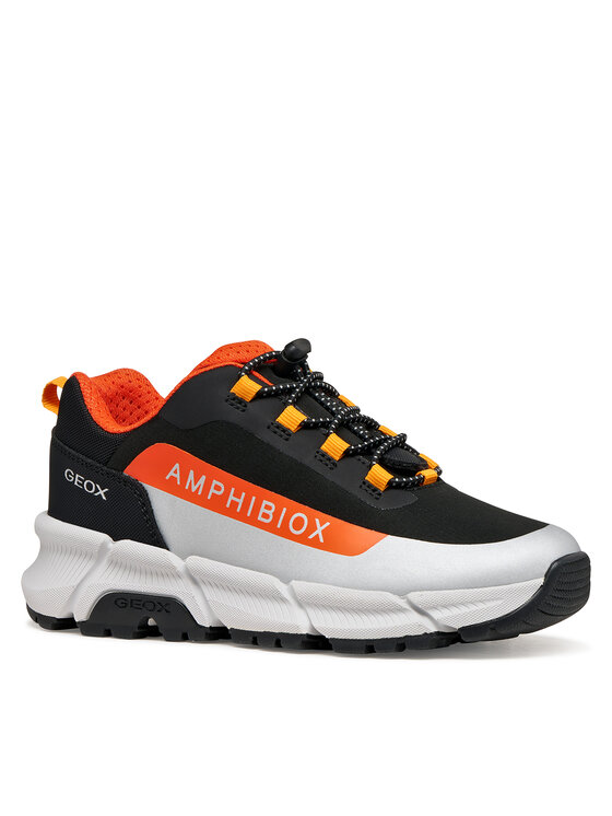 Geox Сникърси Geox J Flexyper Plus Boy J46LCC 0FU50 C0038 S Черен