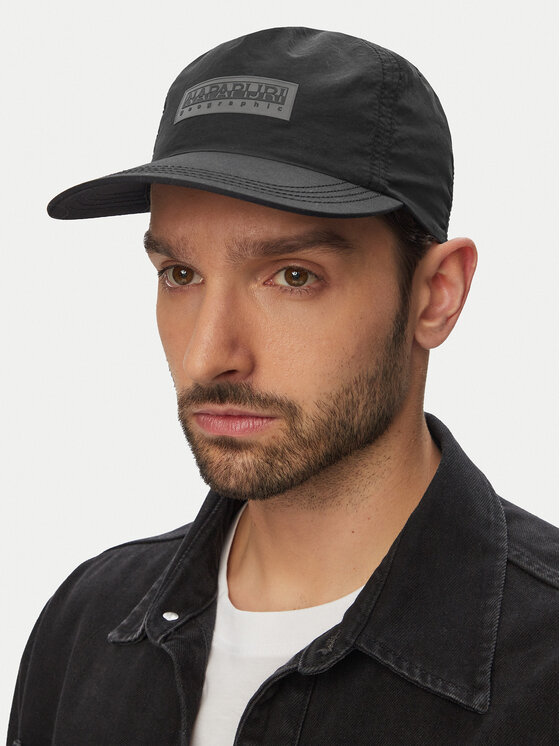 Napapijri Cepure ar nagu Napapijri F-Box Logo NP0A4IGB Melns