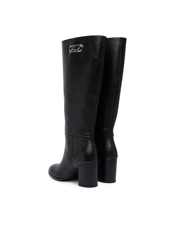 KARL LAGERFELD Csizma KARL LAGERFELD Kinga KL35680 Fekete