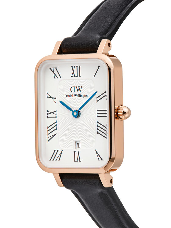 Daniel Wellington Годинник Daniel Wellington Quadro Sterling Roman Numerals DW00100862 Чорний