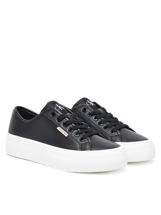 Calvin Klein Jeans Sneakers Calvin Klein Jeans Vulc Flatform Lth YW0YW01886 Nero