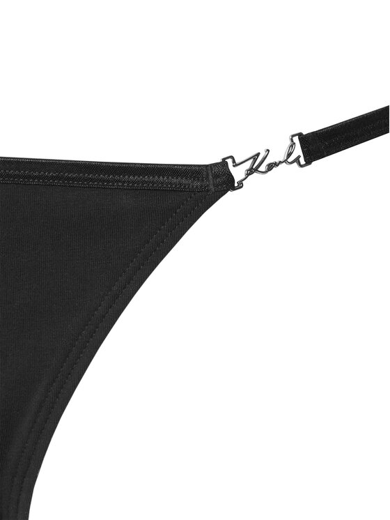 KARL LAGERFELD KARL LAGERFELD Perizoma B1W47048 Nero