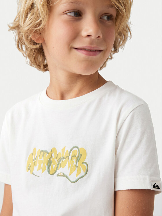 Quiksilver Quiksilver Футболка Ev Bloomsday EQKZT03570 Білий Regular Fit