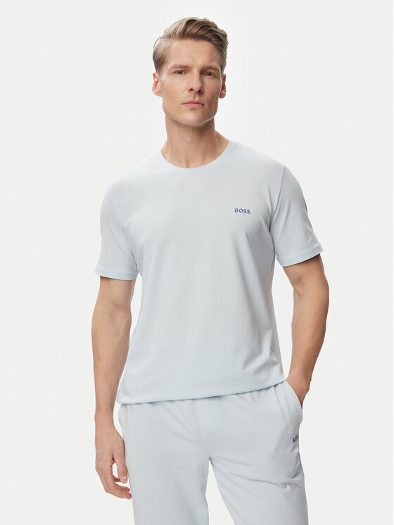 BOSS BOSS Camiseta Mix&Match 50515312 Azul claro Regular Fit