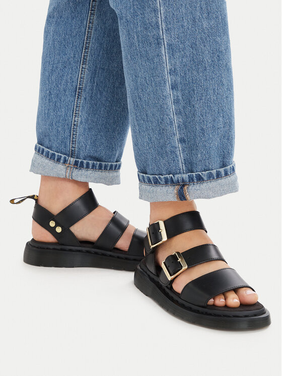 Dr. Martens Sandály Dr. Martens Gryphon Sandal Atlas DM42329001 Černá