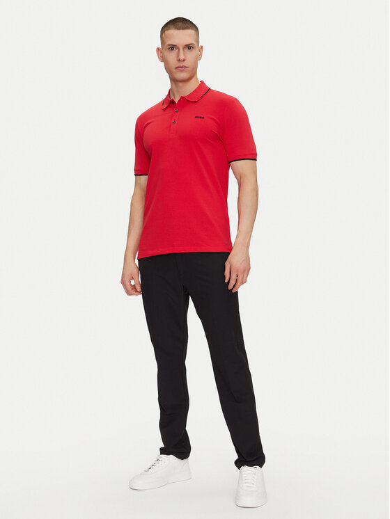 HUGO HUGO Поло Dinoso222 50467344 Червоний Slim Fit