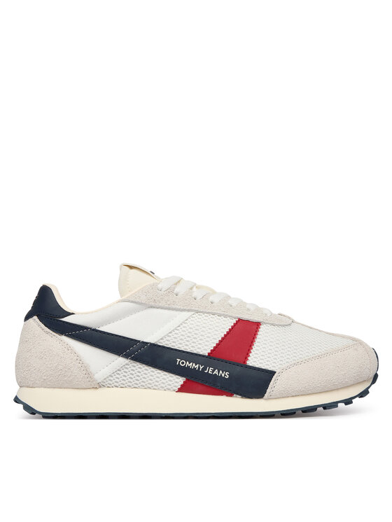 Tommy Jeans Sneakers Tommy Jeans Retro Runner Archive Open Mesh EM0EM01715 Bianco