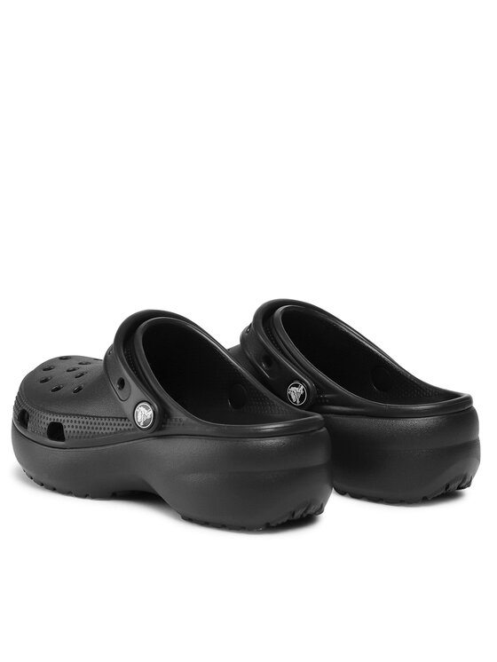 Crocs Papucs Crocs Classic Platform Clog 206750 Fekete