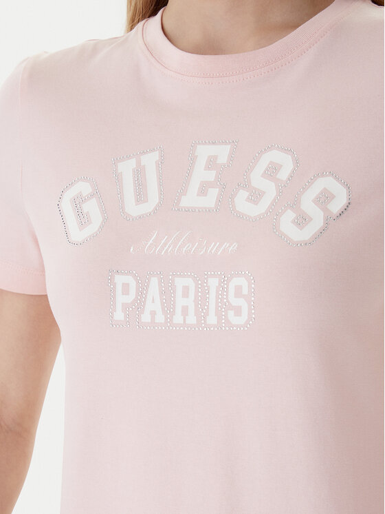Guess Guess Camiseta V6RI15 J1314 Rosa Regular Fit