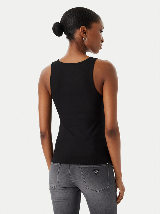 Guess Guess Top W6RP39 KD092 Negro Regular Fit