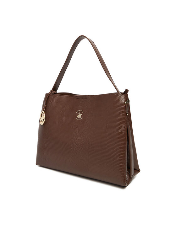 Beverly Hills Polo Club Kabelka Beverly Hills Polo Club BHPC-W-04-A23 Hnědá