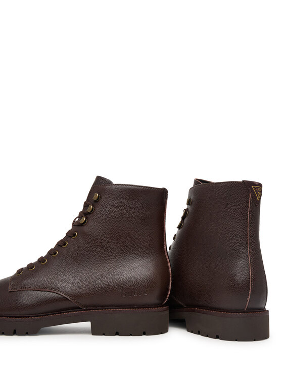 Guess Botines planos Guess FMFBRA LEA11 Marrón oscuro