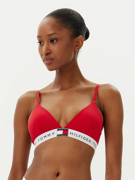 Tommy Hilfiger Tommy Hilfiger Trikotni nedrček UW0UW06040 Rdeča