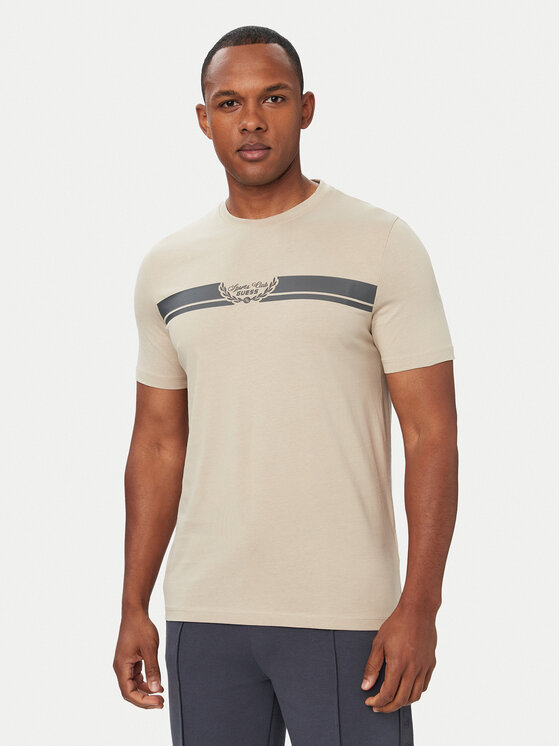 Guess Guess Футболка Z6YI25 K5089 Бежевий Regular Fit