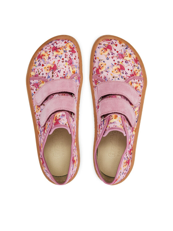 Froddo Papuci de casă Froddo Barefoot Canvas G1700390-3 D Roz