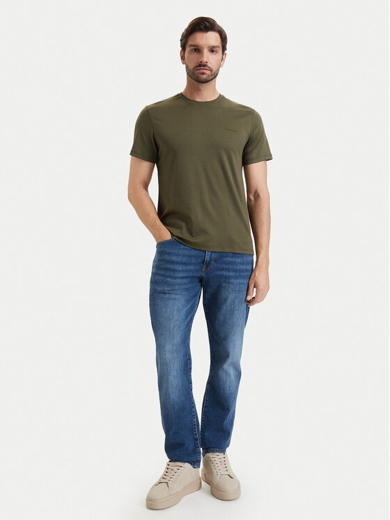 Calvin Klein Calvin Klein Camiseta LV04LG222G Caqui Slim Fit