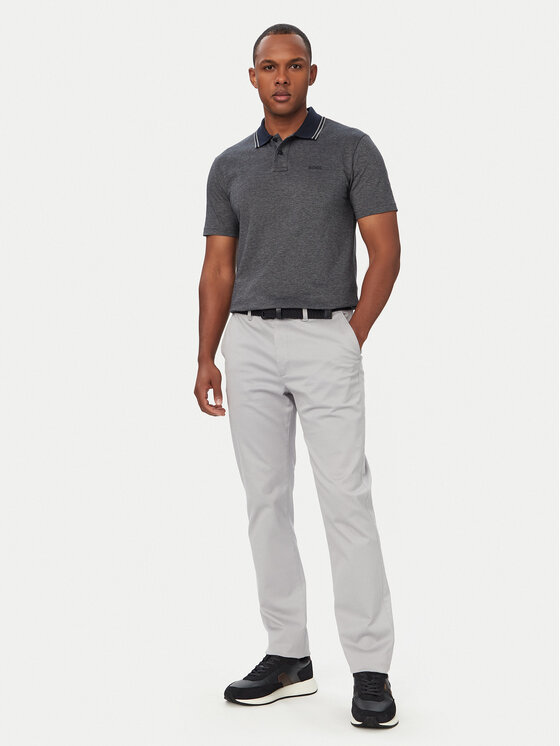 BOSS Boss Поло Peoxfordnew 50507814 Cиній Relaxed Fit
