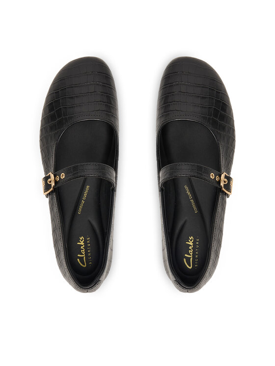 Clarks Балетки Clarks Livia Jane 26320258 Чорний