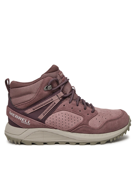 Merrell Черевики туристичні Merrell Wildwood Mid Ltr Wp J068104 Бордовий