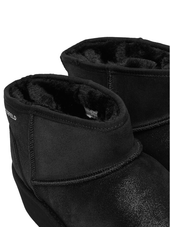 KARL LAGERFELD Sněhule KARL LAGERFELD Thermo KL48523 Černá