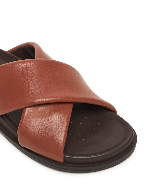 Geox Παντόφλες Geox D Adelash D55YWB 000TU C6014 Καφέ